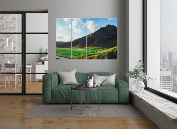 Wall Art - 40x90 - 4 Τεμάχια